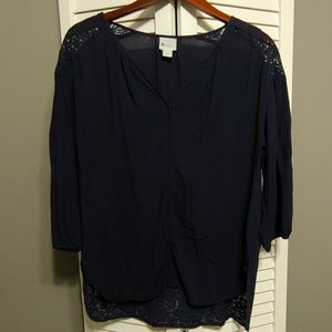 Navy Blue Top